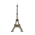 Garden Ornament Eiffel Tower Model With Metallic Detailed Design For Outdoor Decor
