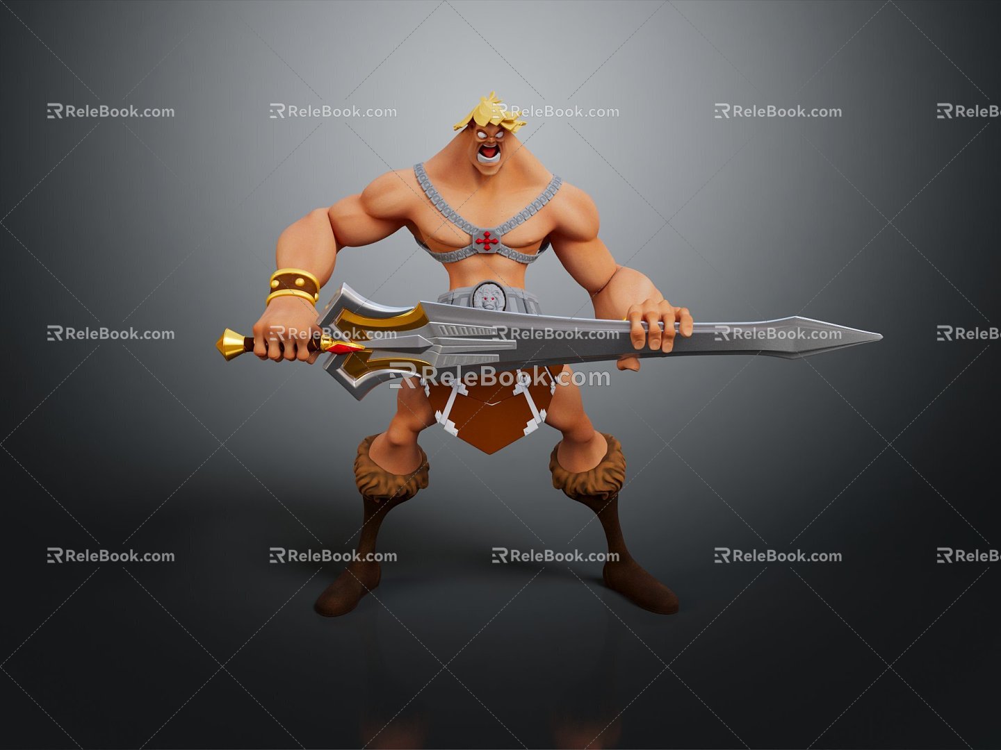 Modern Game Character Western Samurai Western Warrior Western Hero Western Warrior model