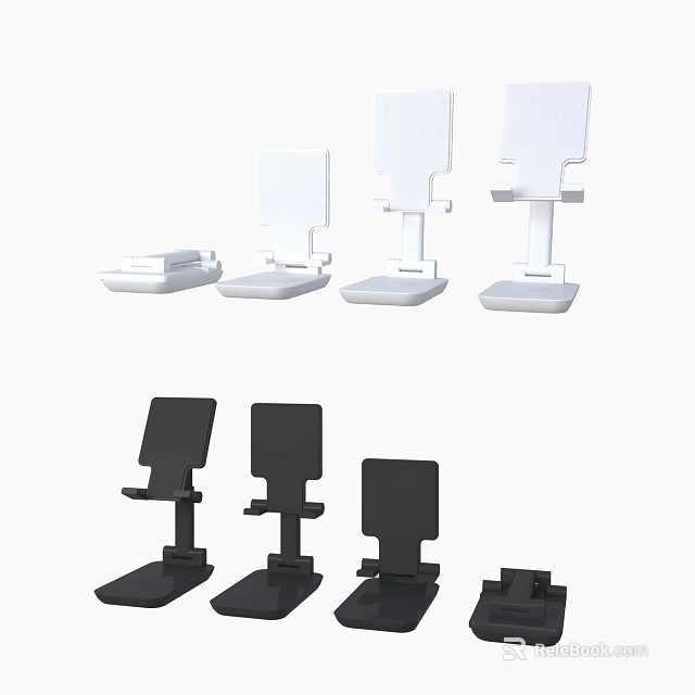 Iron Art Phone Holders With Various Modern Designs And Multiple Stylish Shapes 3d model 