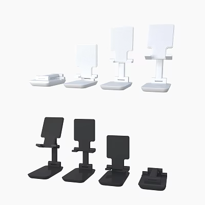 Iron Art Phone Holders With Various Modern Designs And Multiple Stylish Shapes 3d model