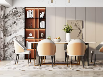 Modern Restaurant 3d model