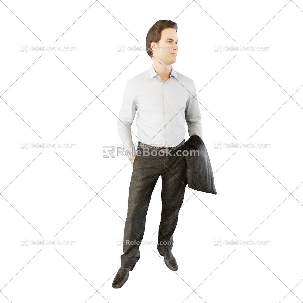 modern man professional male figure model