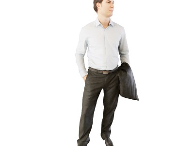 modern man professional male figure model