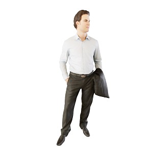 modern man professional male figure 3d model