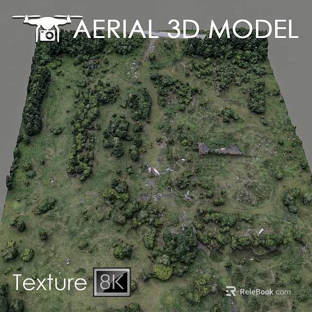 Charming Garden Ornaments In Lush Green Landscape With Stone Paths And Flower Beds 3d model 
