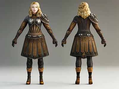 Modern Game Characters 3d model