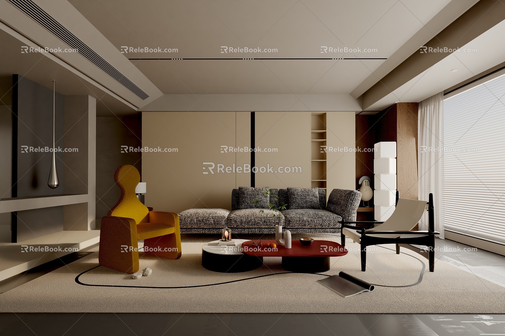 Living room 3d model