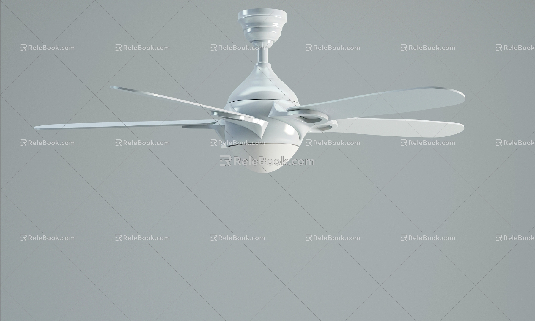 Modern ceiling fan modern ceiling fan 3d model