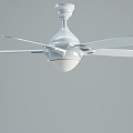 Modern ceiling fan modern ceiling fan 3d model