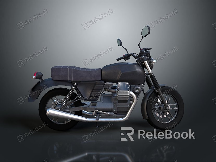 Motorcycle Two-wheeled Motorcycle Cross-country Motorcycle Road Race Motorcycle Motor Vehicle Transport model