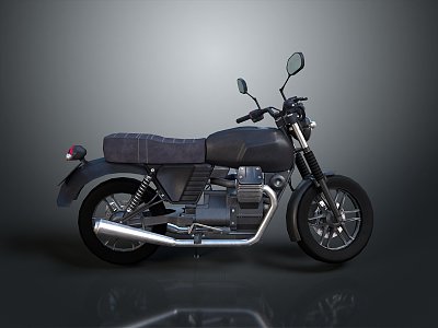 Motorcycle Two-wheeled Motorcycle Cross-country Motorcycle Road Race Motorcycle Motor Vehicle Transport 3d model