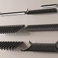 Traditional Chinese Architectural Roof Components With Black Tile Eave And Classic Designs
