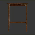 Wooden Square Top Side Table With Simple Design And Sturdy Legs For Home