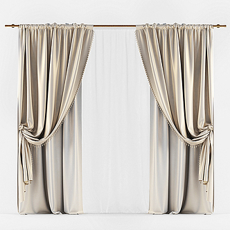 Curtains 3d model