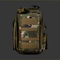 Camouflage Hard Shell Suitcase with Telescopic Handle and Rolling Wheels for Travel