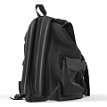 Durable Black Backpack With Comfortable Straps And Multiple Pockets For Daily Use