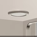 Round Ceiling Light With Textured Surface And Soft White Illumination In Modern Design 3d model