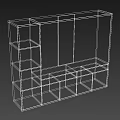 Modern Black Bookcase With Open Shelves And Multiple Compartments For Home Office