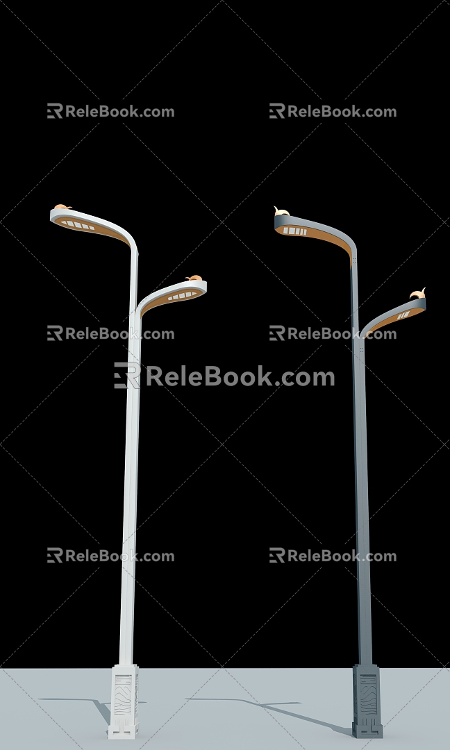 modern street lamp 3d model