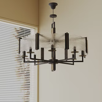 Modern chandelier 3d model