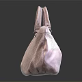 Elegant Pink Perforated Handbag Featuring Stylish Design For Daily Use
