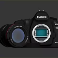 Canon EOS 5D Professional Camera Body With Telephoto Lens And Cap