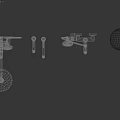 Contemporary Black Shower System Featuring Handheld Overhead Sprayers Faucet And Valve Parts