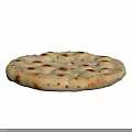 Freshly Baked Homemade Naan Bread With Golden Brown Bubbly Surface And Charred Spots