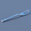 Elegant Stainless Steel Cutlery Set Featuring Shiny Silver Fork With Classic Design