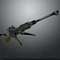 Green Military Cannon Model With Stand Wheels And Ammunition Shells