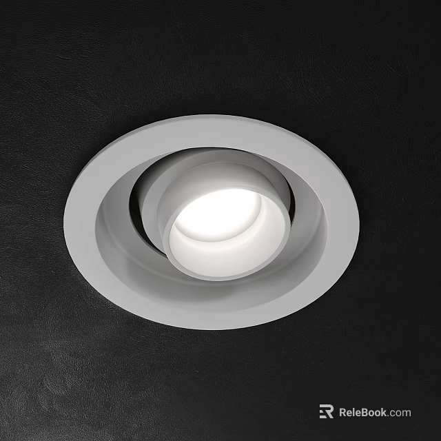 Modern Recessed Spotlights With Sleek Design For Bright Home Interior 3d model 