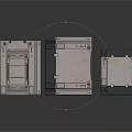 Modern Modular Building Models With Three Square Structures And Different Designs