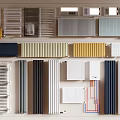 Various Types Of Home Radiators With Colorful And Modern Designs On