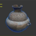 Traditional Carved Clay Pot As Decorative Home Furniture Accent