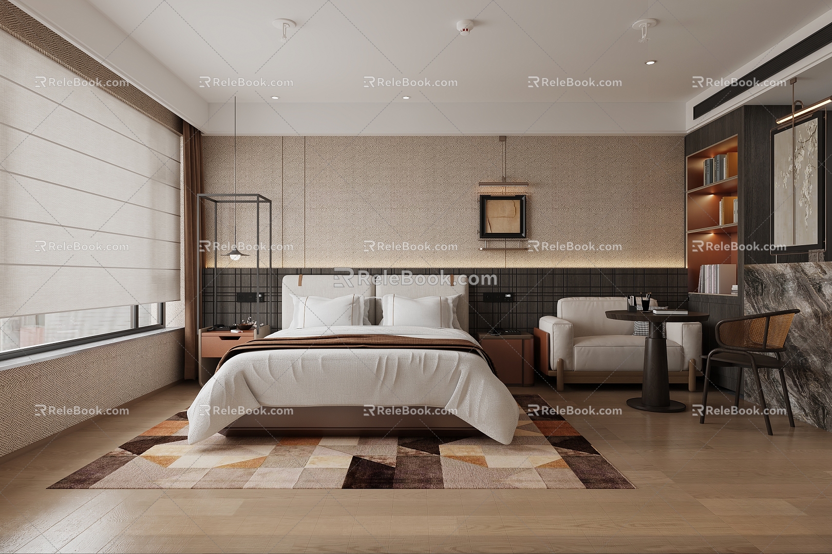 Hotel Rooms 3d model