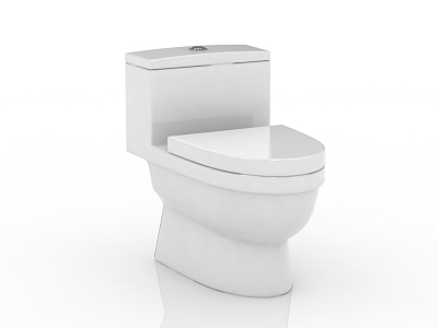 Modern toilet seat 3d model