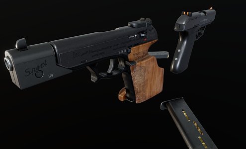 P9s pistol 3d model