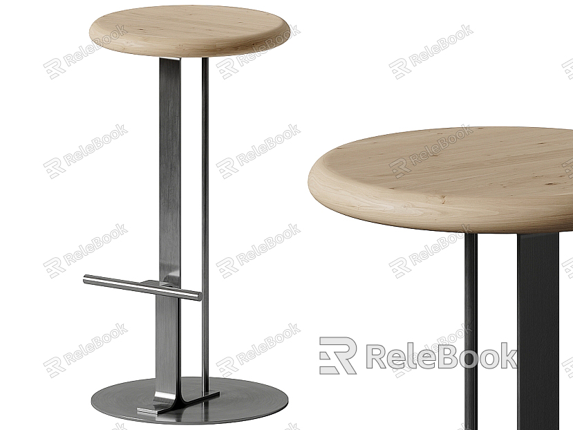 Modern Bar Stool Round Bar Stool model