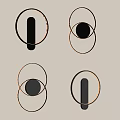 Modern Wall Lamp Simple Wall Lamp Bedside Lamp Decorative Lamp 3d model