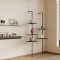 Modern Bookshelf Magazine Rack 3d model