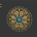Modern Medieval Shield Ancient Shield 3d model