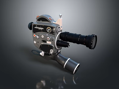 Vintage Classic Desktop Computer With Retro Design And Old Tech Features 3d model