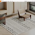 Quiet Square Carpet 3d model
