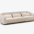 Chivas Sofa Lying Bed Fabric Sofa Fashion 3d model