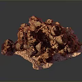 Natural Wood Stone Material With Rough Texture And Organic Form For Decorative Use