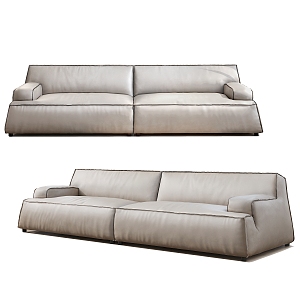 Modern Italian Damascus Double Sofa Italian Damascus Sofa 3d model