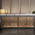 New Chinese Reception Desk Reception Desk Reception Desk 3d model