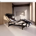 Modern Lounge Chair Design With Leather Upholstery And Wooden Frame In Bright Interior Space