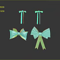 Elegant Silver Bows Fashion Accessories with Stylish Designs for Clothing Decorations