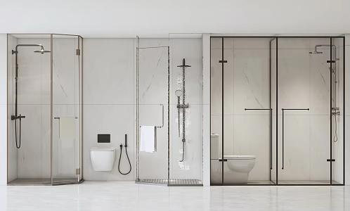 Shower 3d model